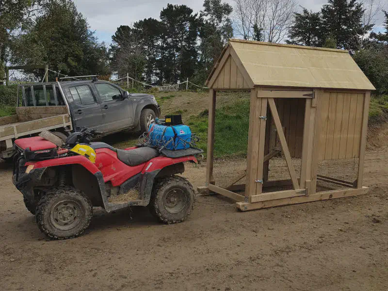 Chicken Little, Chicken Coop & Tractor