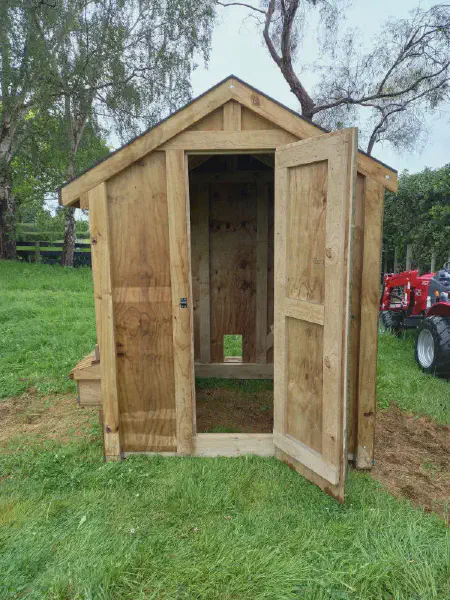 Lady Cluck, 2 Bay Chicken Coop