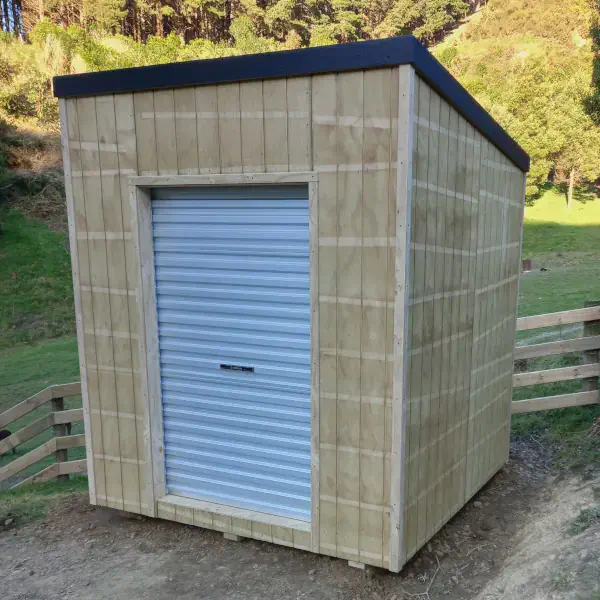 Margo A, Garden Shed with Roller Door