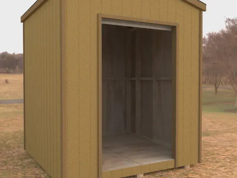 Roly Poly A, Garden Shed with Roller Door